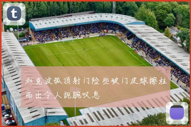 加克波弧顶射门险些破门皮球擦柱而出令人扼腕叹息